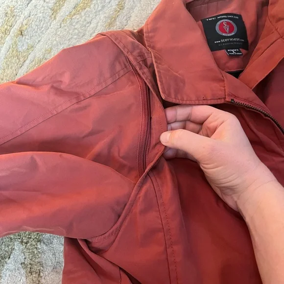 Scottevest Women’s Convertible Rust Jacket/Vest - Picture 7 of 7